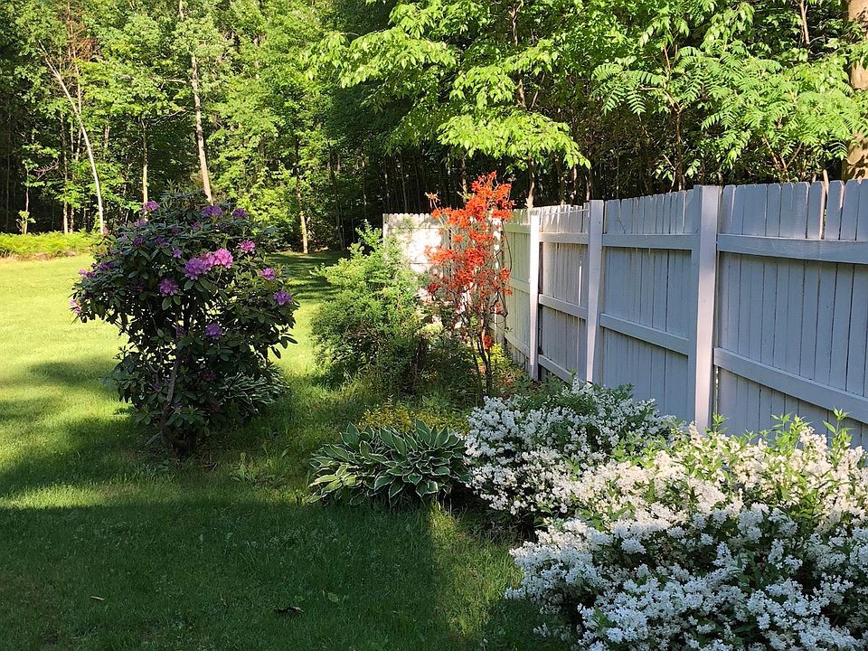 Beautiful flowers can be found on this property!
