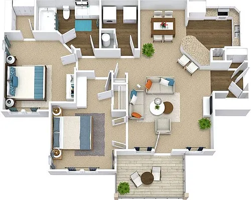 Floor plan The Wycliff