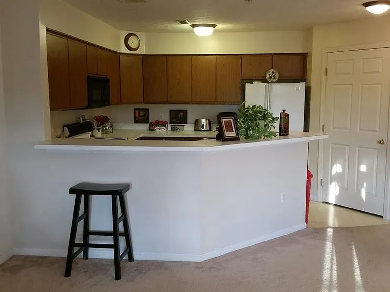 Kitchen view from living room