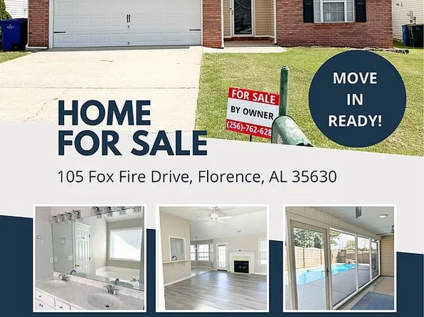 105 Fox Fire Dr, Florence, AL 35630