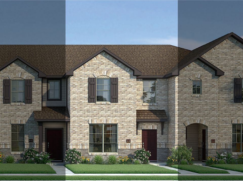 Travis with Elevation 5A Stone Exterior 2023 Townhomes