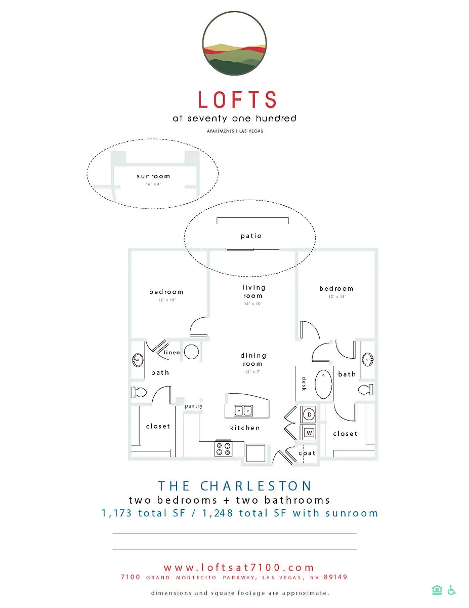 Floor plan The Charleston