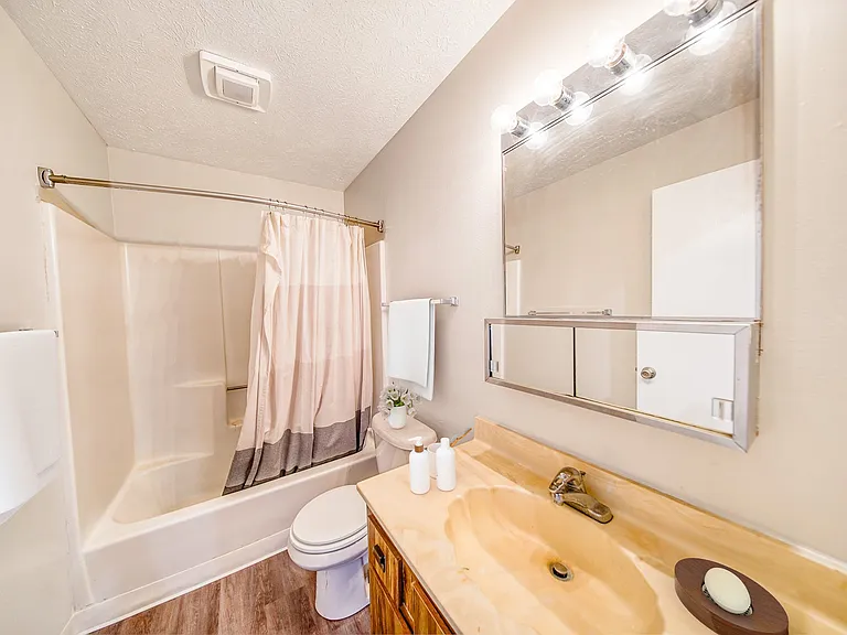 Revitalize your daily routine in the welcoming bathrooms at Tipton Terrace, featuring modern amenities and stylish finishes. Enjoy comfort and convenience in every corner. Explore our community today and find your perfect home!