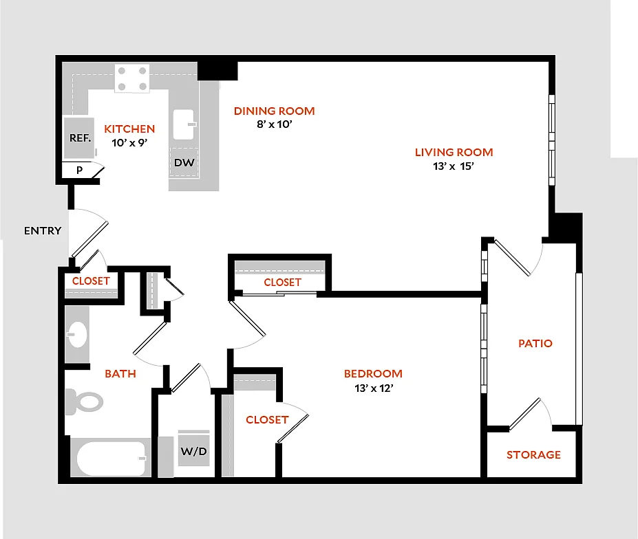 Floor plan Plan 1I