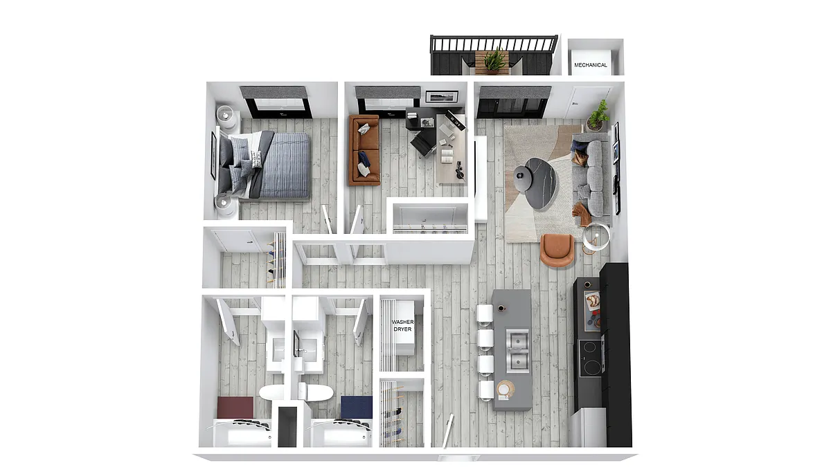 Floor plan B1