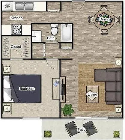 Floor plan Huntley