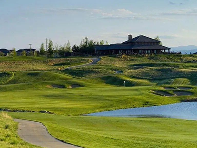 Located next to golf course