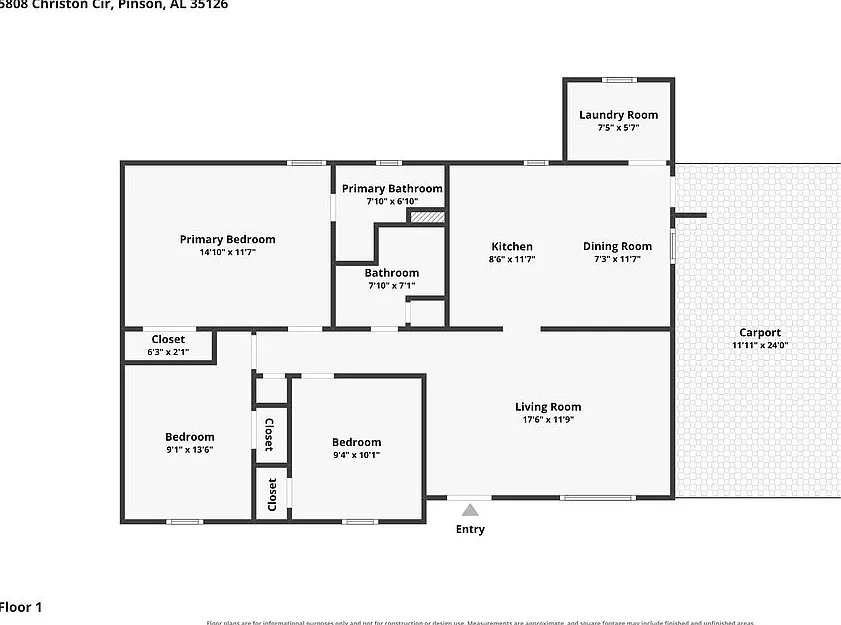 3 bed, 2.0 bath, 1078 sqft, $1,360 — Photo 2