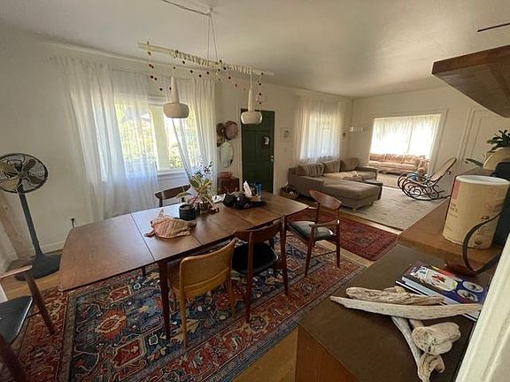 Dining room, front entry, living room, sun room
