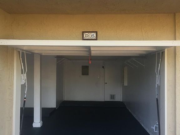 Double car garage with extra storage up front.
