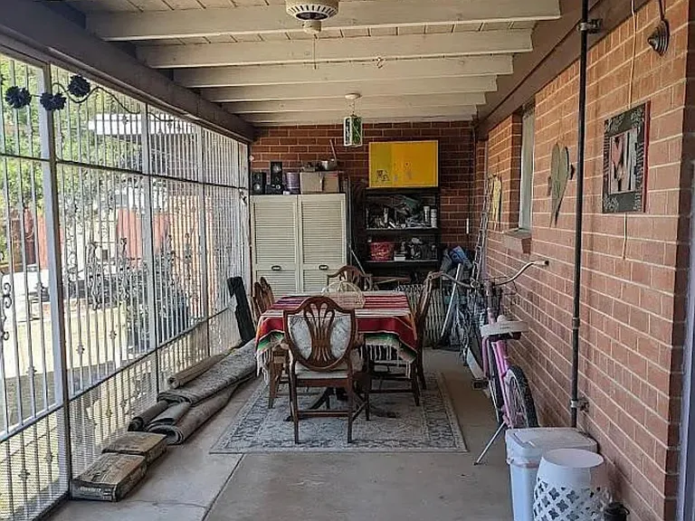 Enclosed patio