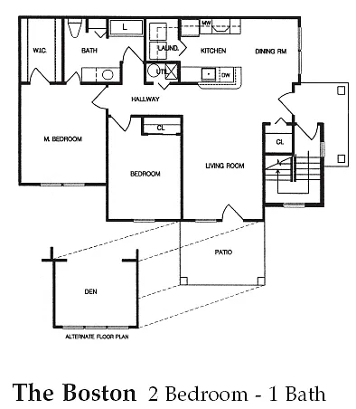 Floor plan The Boston
