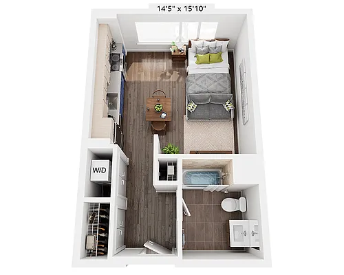 Floor plan Studio E1P
