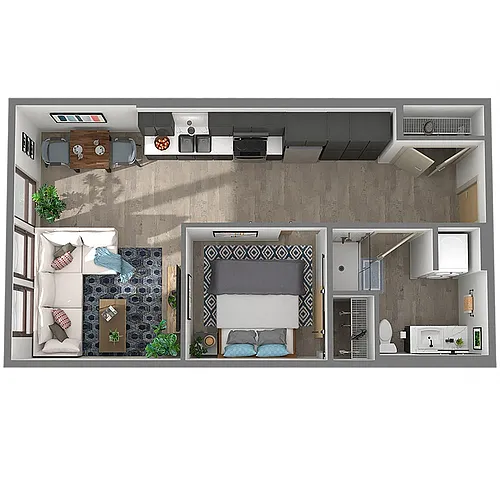 Floor plan 1x1O-22