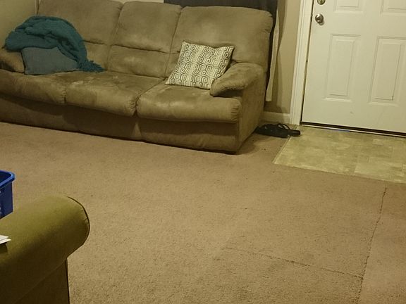Living room view from hall