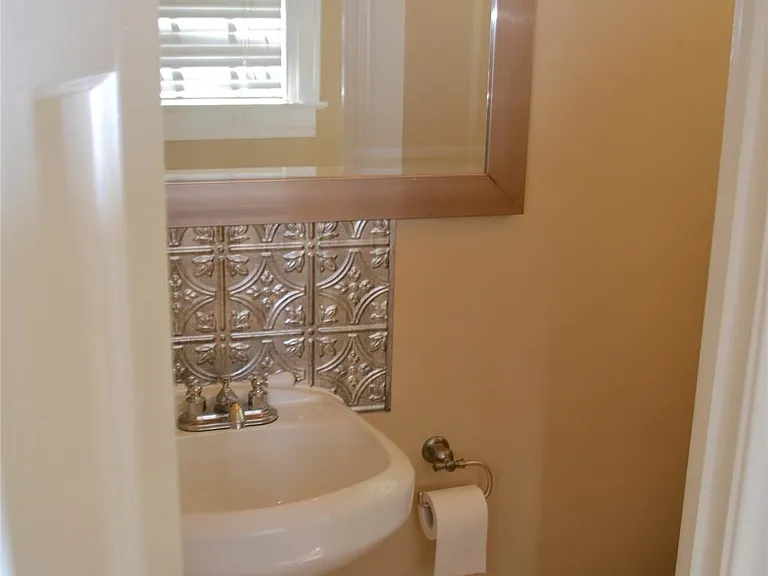 Half bath off mudroom