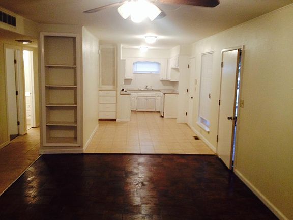 Living room looking in kitchen
