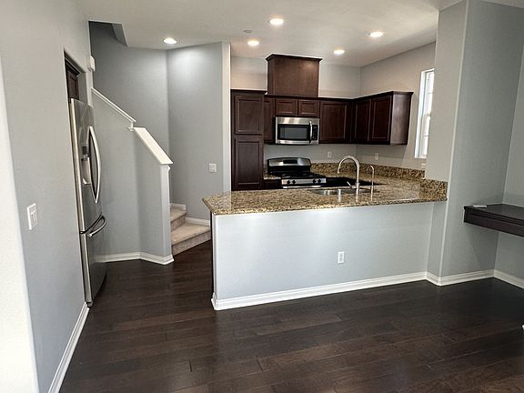 dining area and kitchen