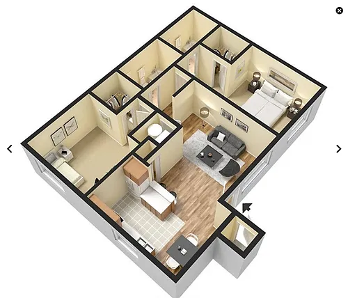 Floor plan Two Bed room