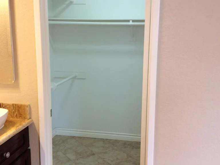 Master walk in closet