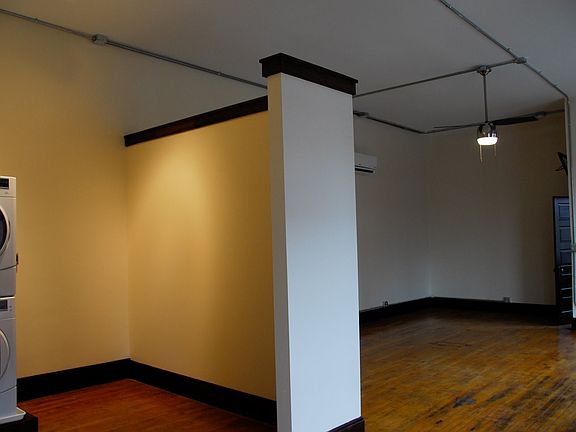 bedroom and closet