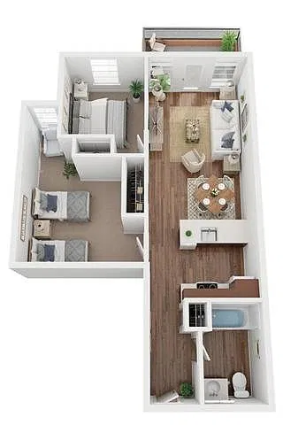 Floor plan 2X1 B7