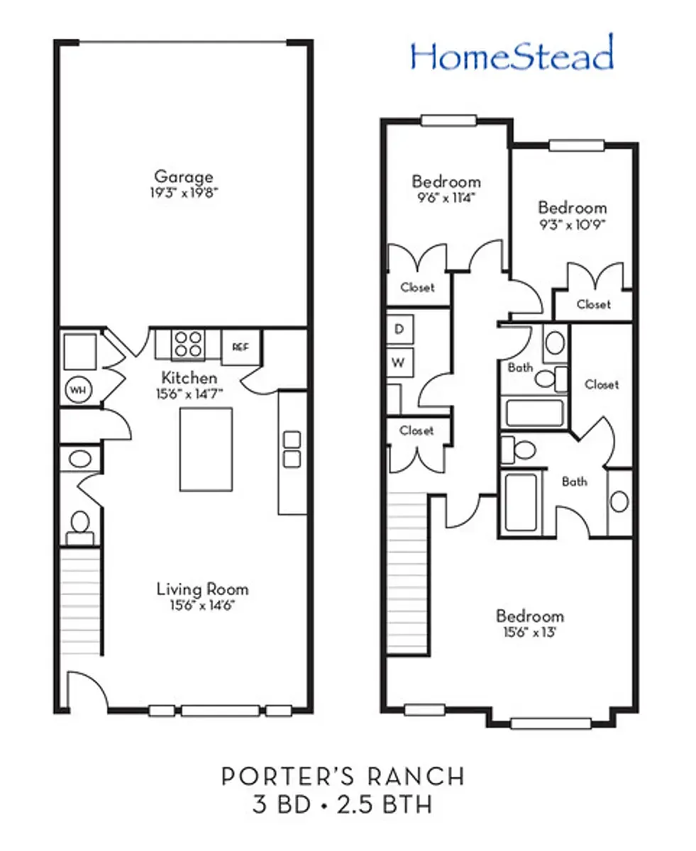 Floor plan Homestead