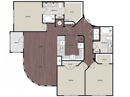 Floor plan C1