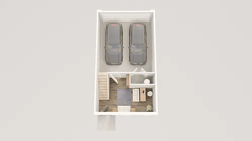 Floor plan 2 Bedroom Townhome