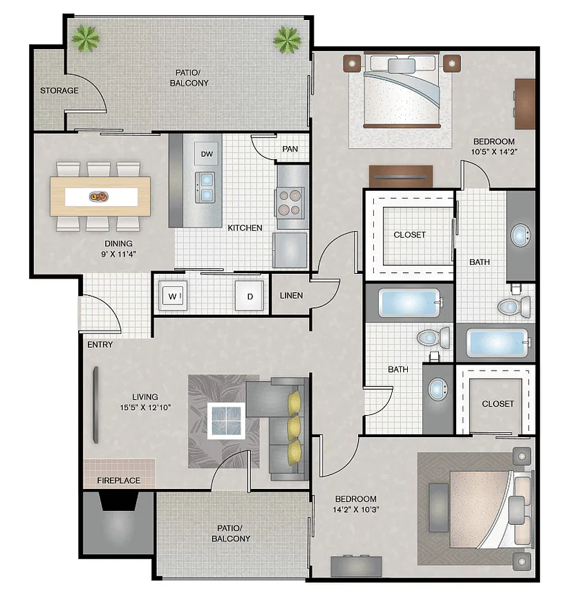 Floor plan B2