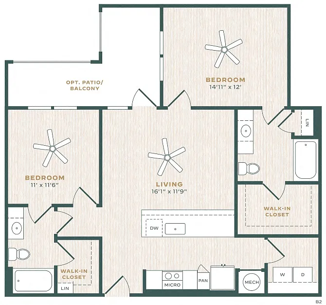 Floor plan B2