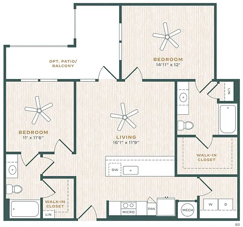 Floor plan B2