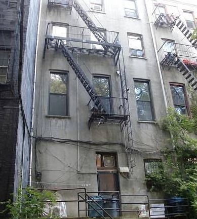 Back of building
