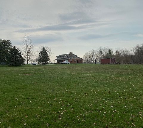 View from the side lot