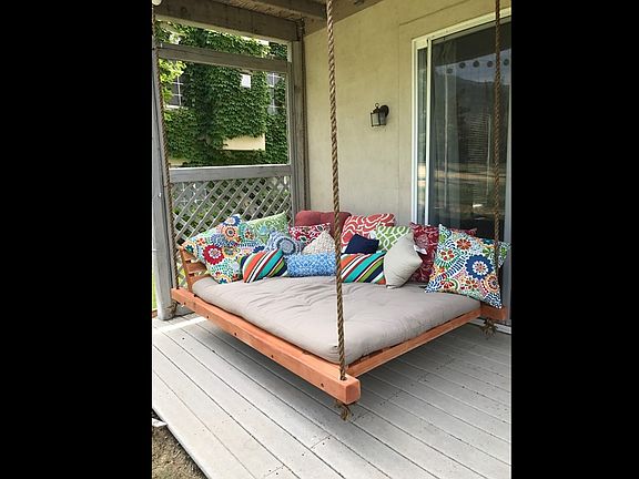 custom hanging lounge bed