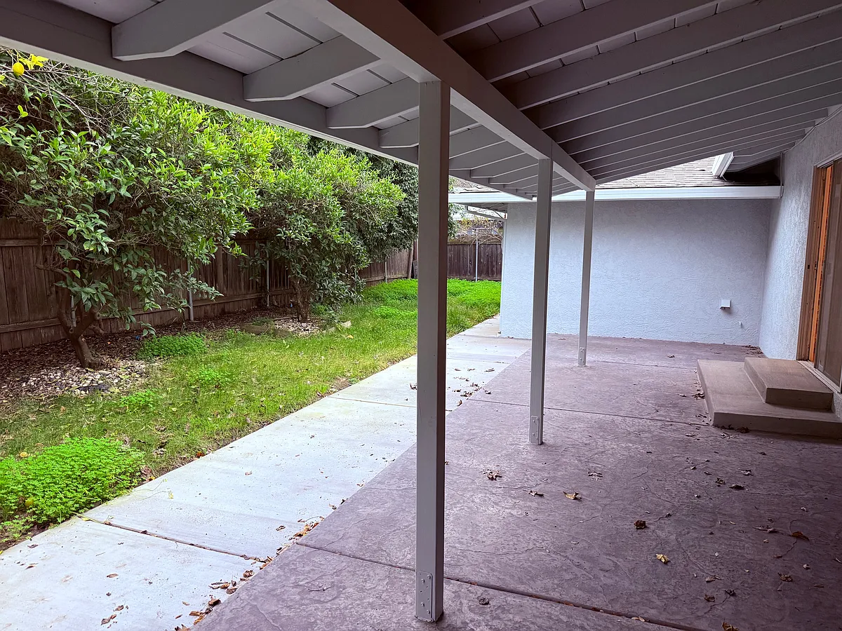 Back Yard and Covered Patio - 602 Laurel Pl