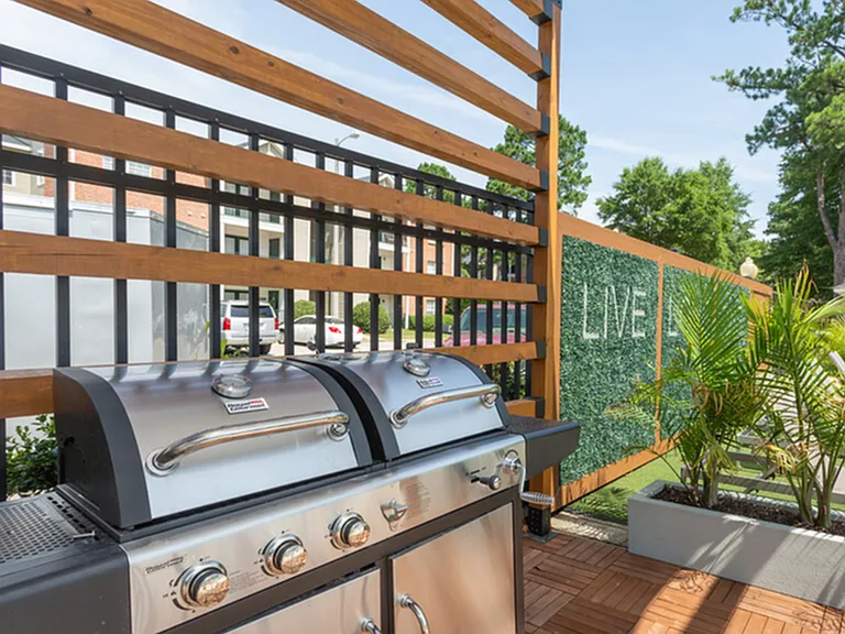 Poolside Cabanas & BBQ Grills | Vie at University Downs
