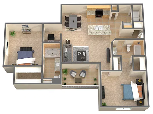 Floor plan B2