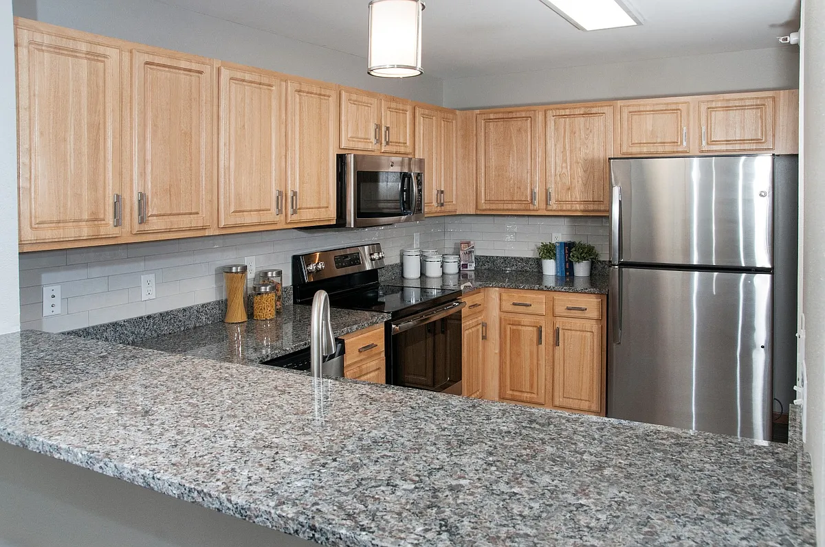 Beautifully renovated kitchens - Chaska Place Apartments