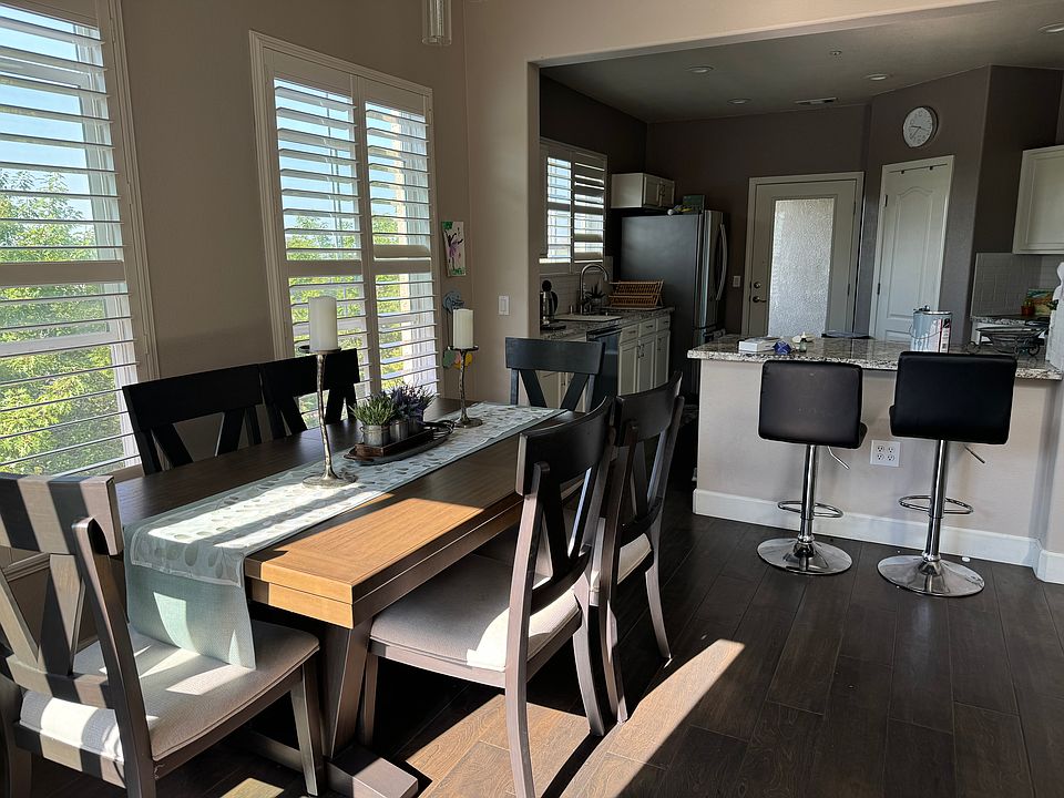 Dining room and view of kitchen