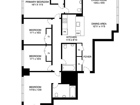 2nd image of 3 Court Sq Unit Penthouse 406