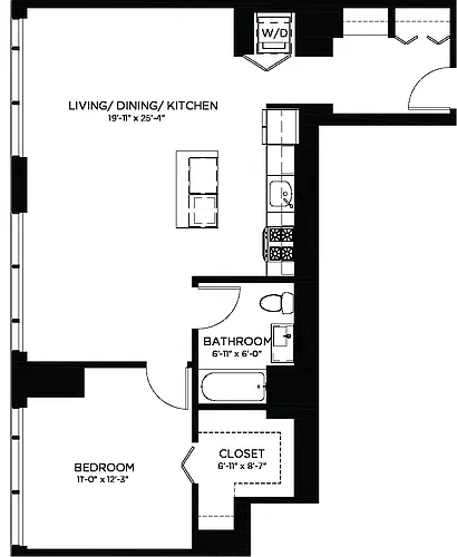 Floor plan 1R