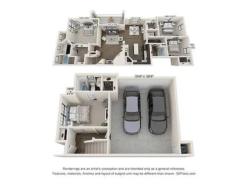 Floor plan Bordeaux Renovated
