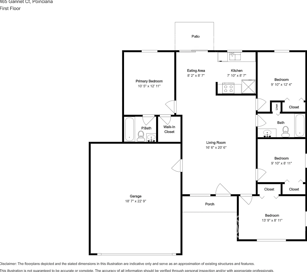 465 Gannet Ct Poinciana, FL 34759 — Photo 2
