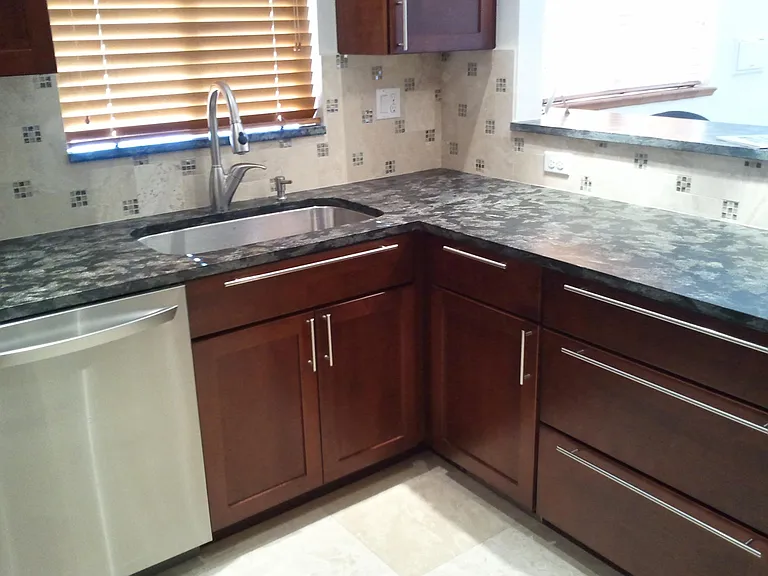 Plenty of storage in this open kitchen