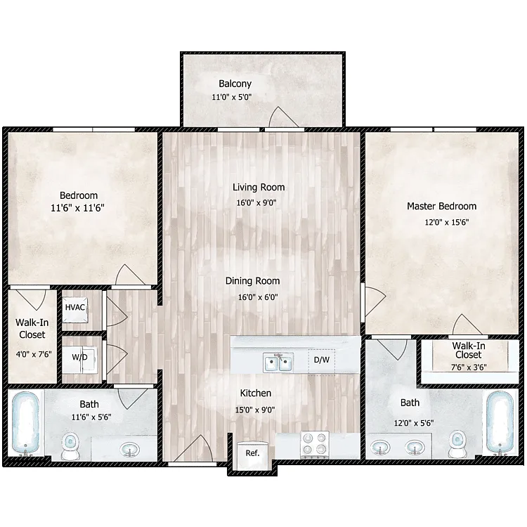 Floor plan Wedgewood