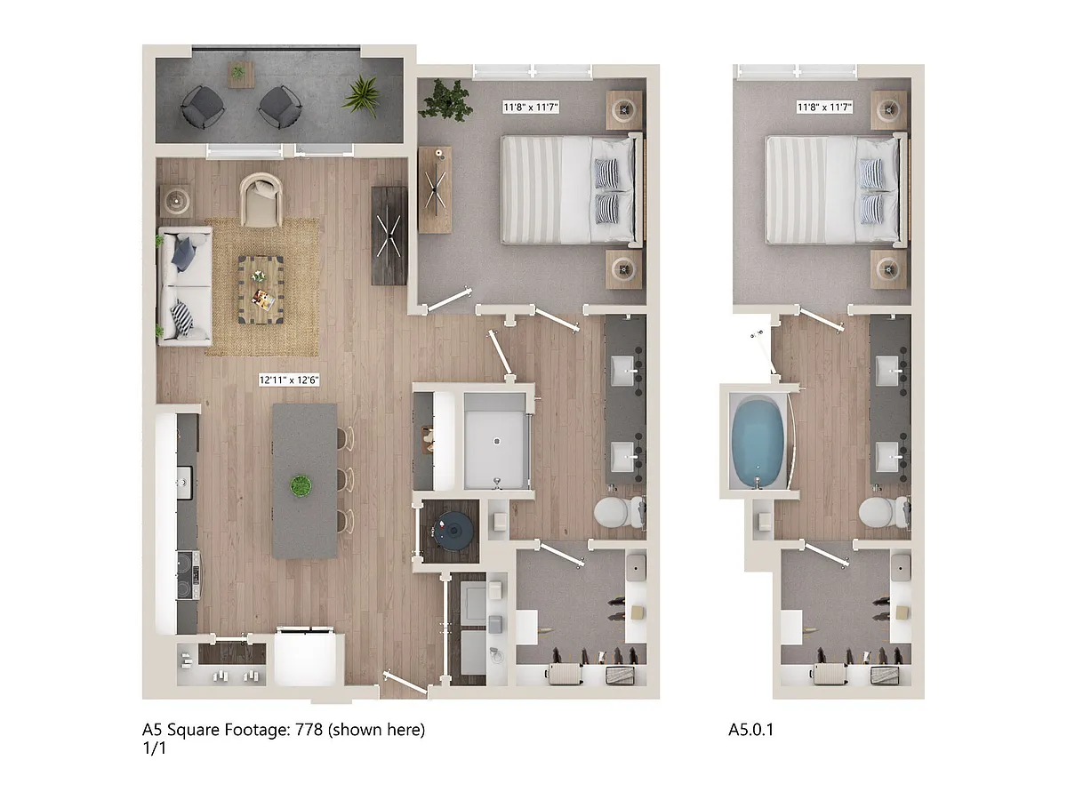 Floor plan A501