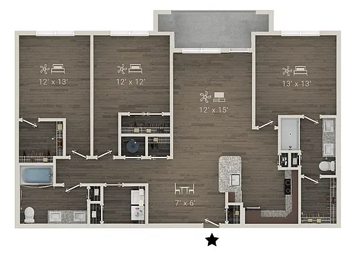 Floor plan C4