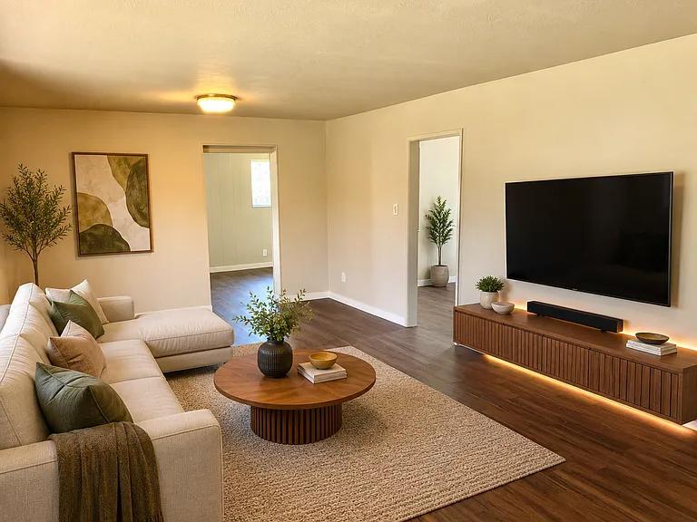 Living Room AI Furnished