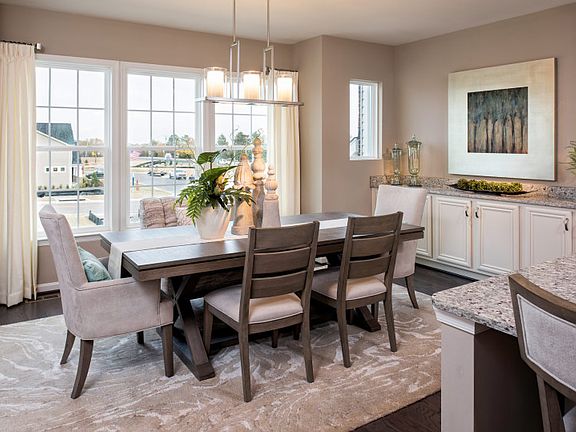 Model Representation - Cafe Space Open to the Kitchen Providing the Perfect Space to Entertain